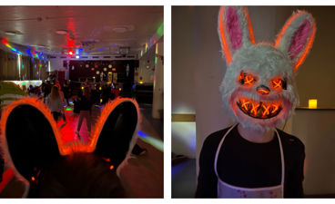 en collage av en person som har på seg et plagg