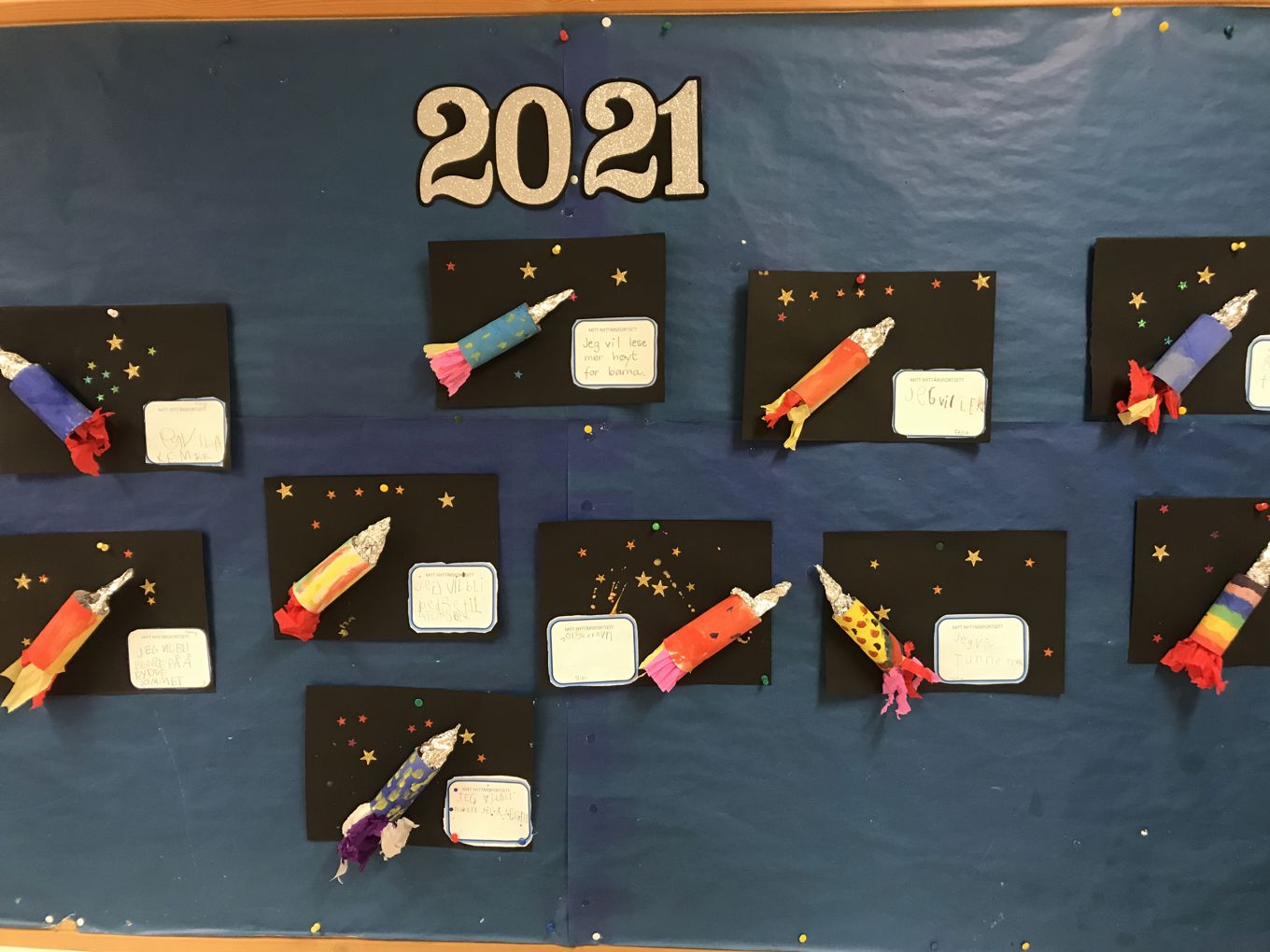 Foto: Anne Marit Dahl Nyttårsraketter