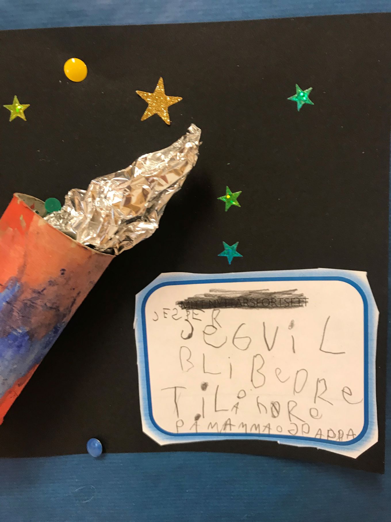 Foto: Anne Marit Dahl Nyttårsraketter