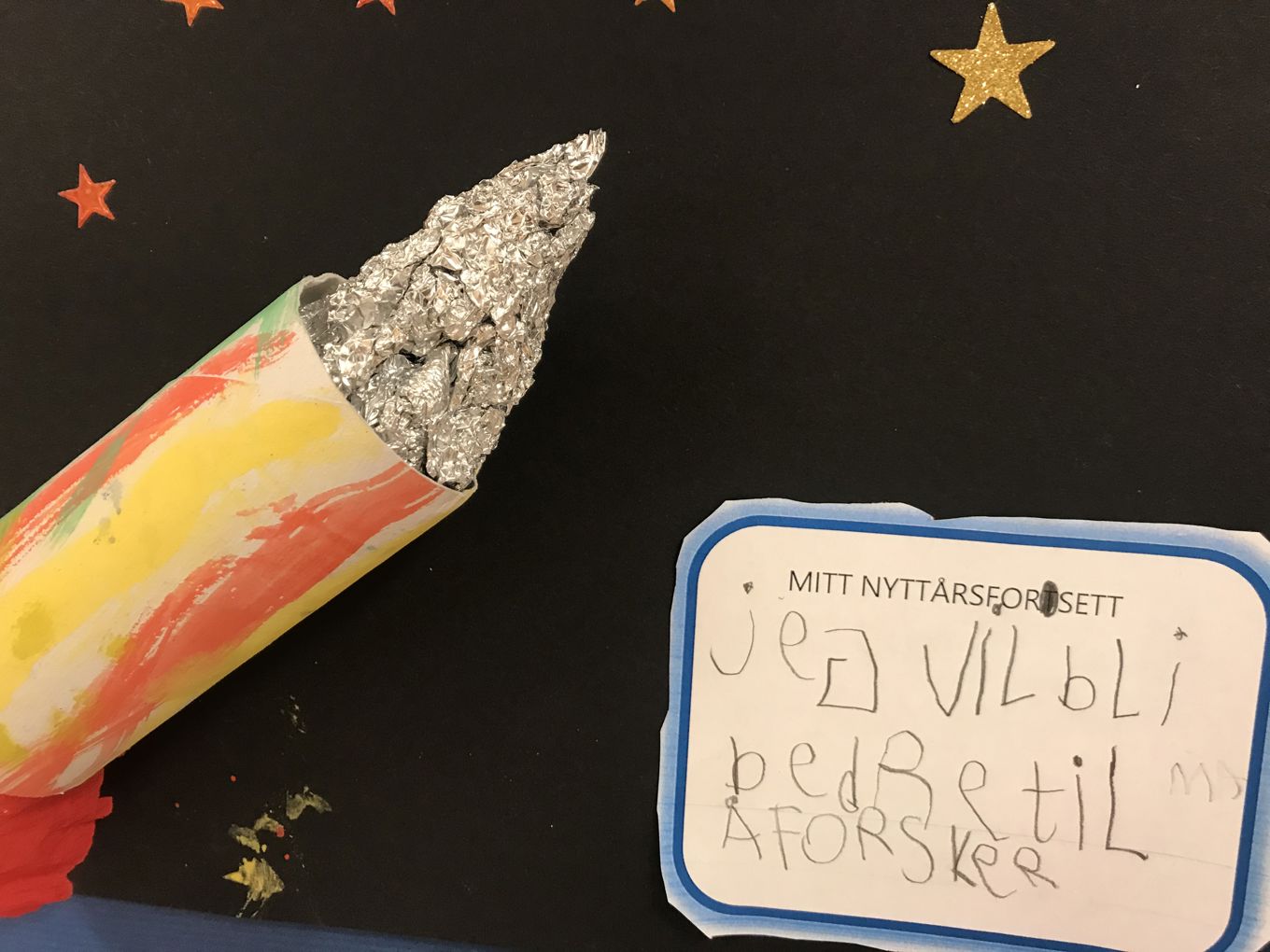 Foto: Anne Marit Dahl Nyttårsraketter