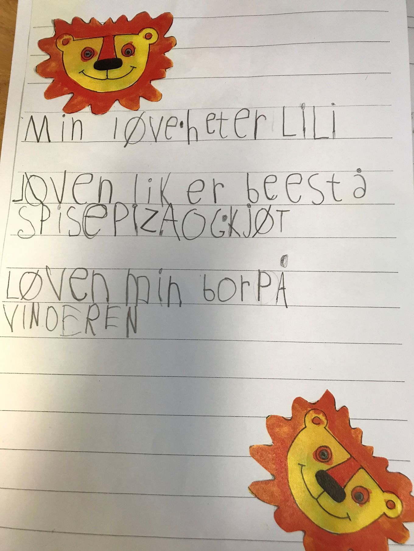 Tekst om løve