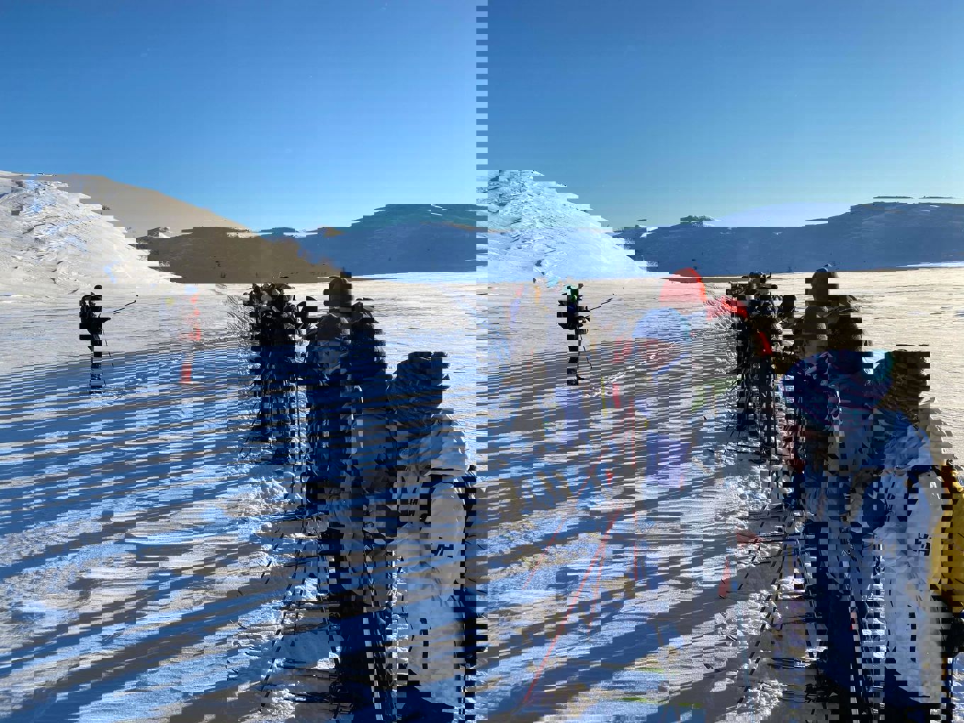 Skitur i strålende sol